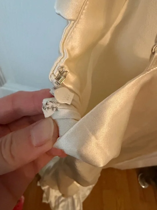 Reformation Ronda Silk Dress in Ivory Size 4, NWT, Never Worn - Picture 10 of 14